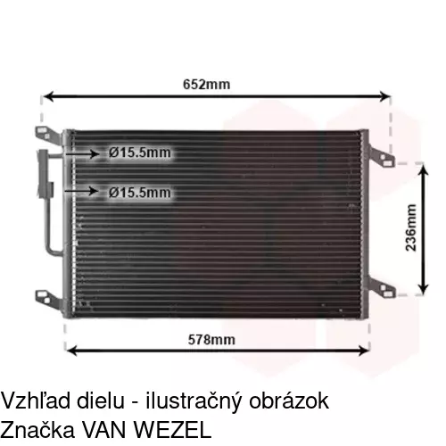 Chladiče klimatizácie POLCAR 4211K8C1S - obr. 2