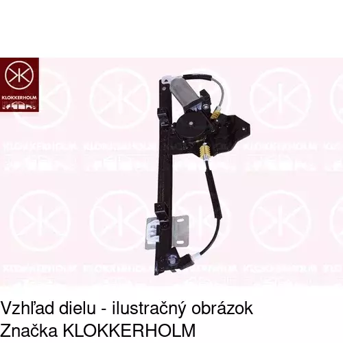 Elektrický mechanizmus okna dverí POLCAR 4311PSE3 - obr. 1