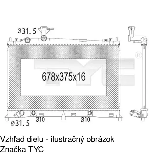 Chladiče vody POLCAR 451908-2