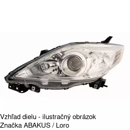 Hlavný reflektor POLCAR 455009-E - obr. 3