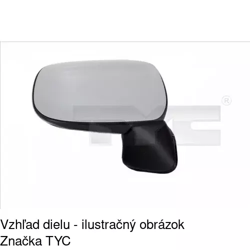 Vonkajšie zrkadlo POLCAR 4555524E