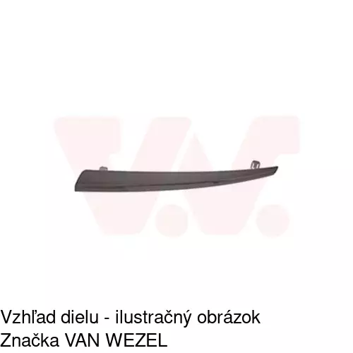 Lišta masky POLCAR 45D10515