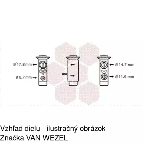 Expanzný ventil POLCAR 5002KZ-2