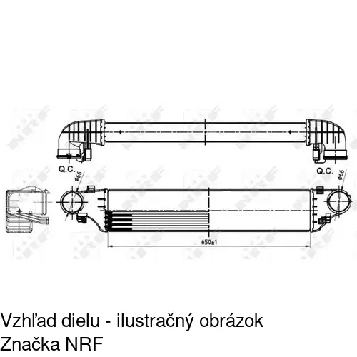 Chladiče vzduchu (Intercoolery) POLCAR 5003J8-3 - obr. 2