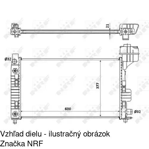 Chladiče vody POLCAR 500508-1