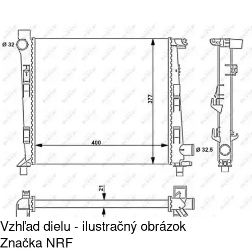 Chladiče vody POLCAR 500508-4