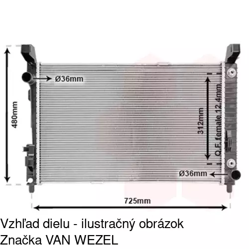 Chladiče vody POLCAR 500608-1 - obr. 4