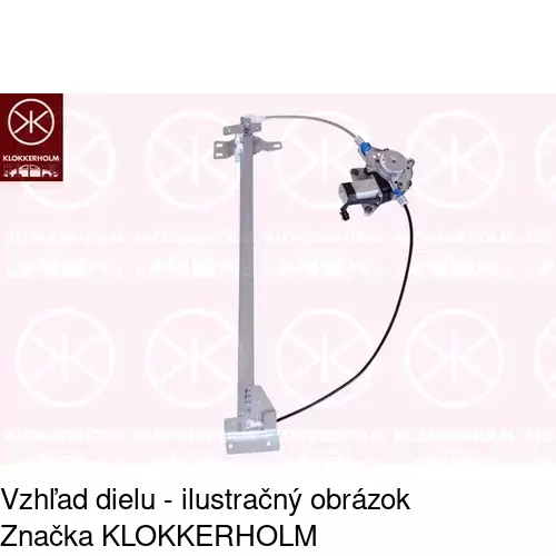 Elektrický mechanizmus okna dverí POLCAR 5012PSE2