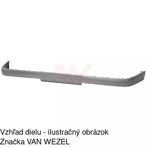 Lišta nárazníka POLCAR 501507-2 - obr. 1