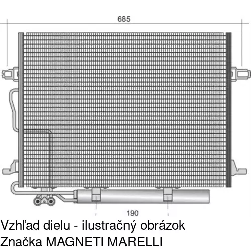 Chladiče klimatizácie POLCAR 5016K8C1