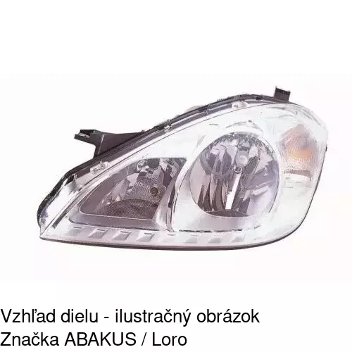 Hlavný reflektor POLCAR 502110-U - obr. 4