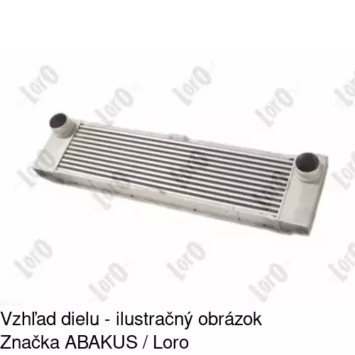 Chladiče vzduchu (Intercoolery) POLCAR 5040J8-3 - obr. 2