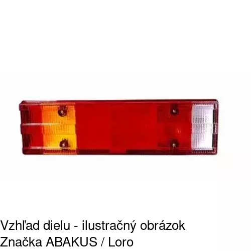 Zadné svetlo POLCAR 505487-H