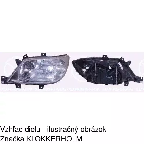 Hlavný reflektor POLCAR 5063091E - obr. 2