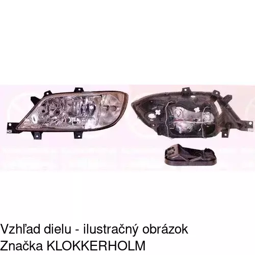 Hlavný reflektor POLCAR 506409-E - obr. 1