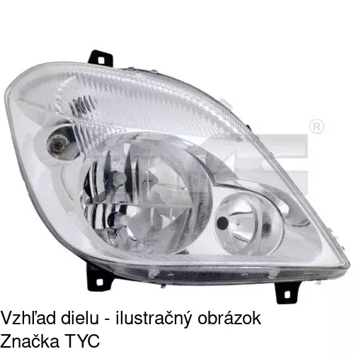 Hlavný reflektor POLCAR 5065093E