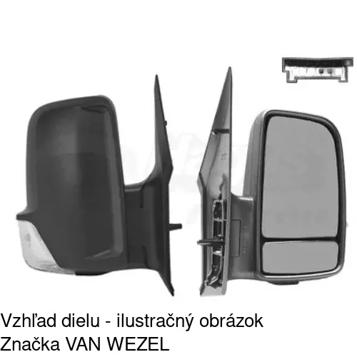 Vonkajšie zrkadlo POLCAR 506552-E - obr. 5