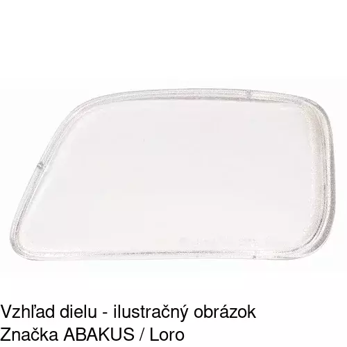 Sklo reflektora POLCAR 508011-U - obr. 2