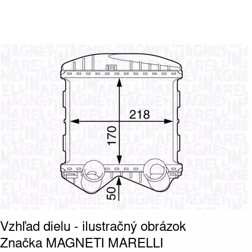 Chladiče vzduchu (Intercoolery) POLCAR 5095J81X