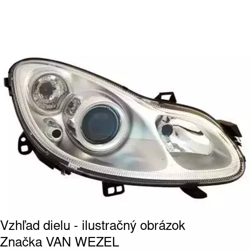 Hlavný reflektor POLCAR 509810-E - obr. 5