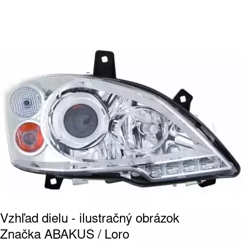 Hlavný reflektor POLCAR 50N1091H - obr. 1