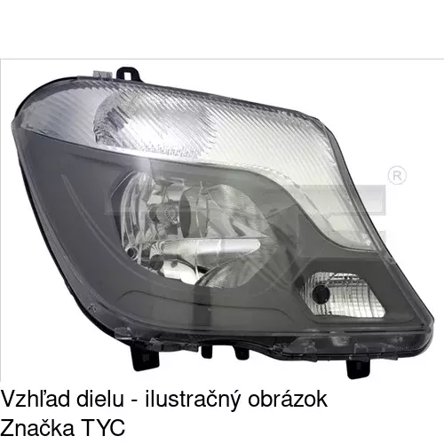 Hlavný reflektor POLCAR 50N209-E