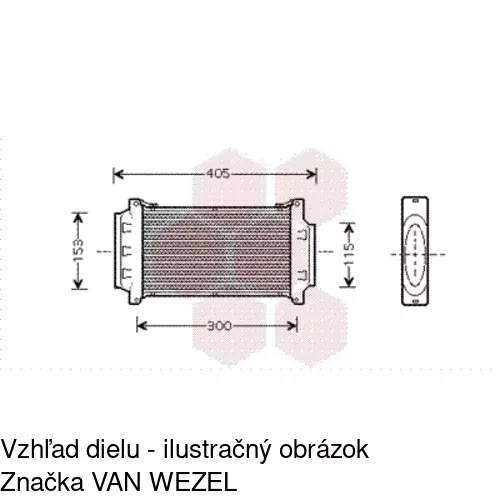 Chladiče vzduchu (Intercoolery) POLCAR 5101J8-1 - obr. 5