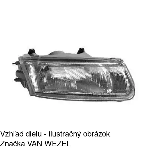 Hlavný reflektor POLCAR 521009-E - obr. 3