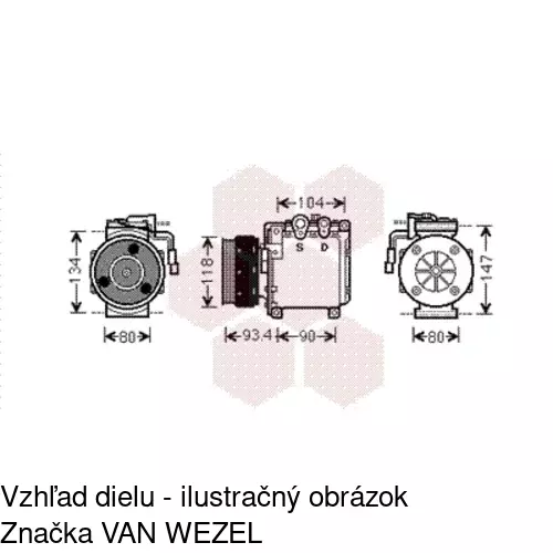 Kompresor AC POLCAR 5210KS-1 - obr. 2