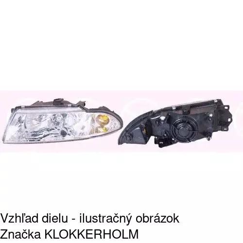 Hlavný reflektor POLCAR 5211101E