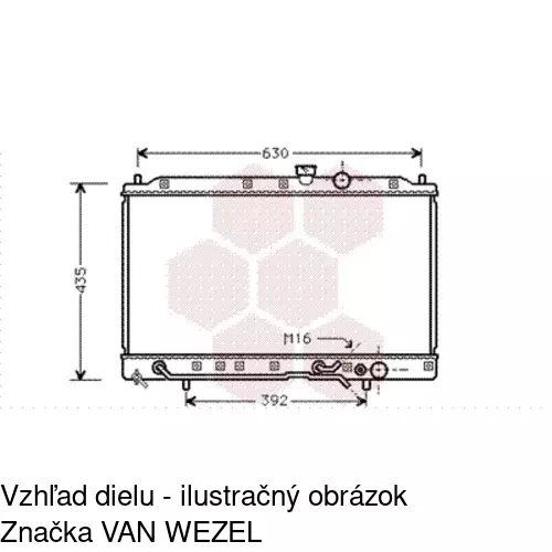 Chladiče vody POLCAR 521708-5 - obr. 1