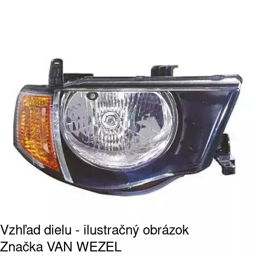 Hlavný reflektor POLCAR 5279103E - obr. 2