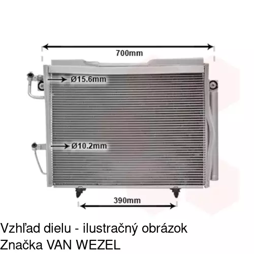 Chladiče klimatizácie POLCAR 5287K8C2 - obr. 2