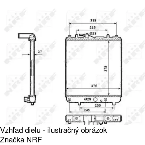 Chladiče vody POLCAR 550308A3