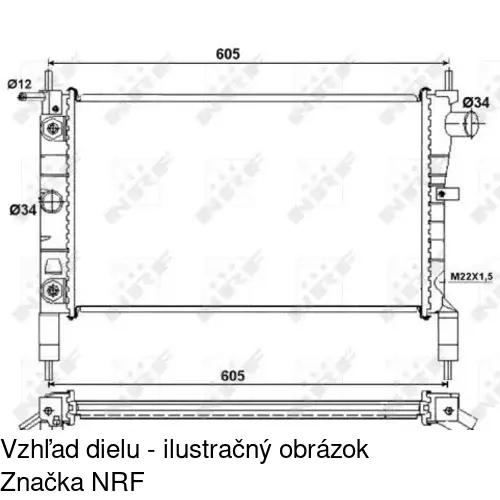 Chladiče vody POLCAR 550708