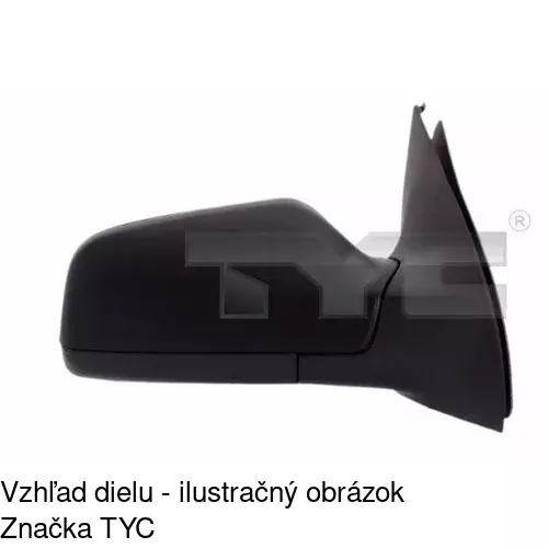 Vonkajšie zrkadlo POLCAR 5508521E - obr. 1