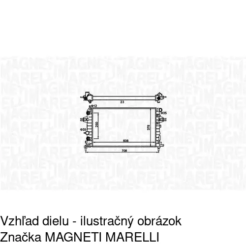 Chladiče vody POLCAR 550908A1