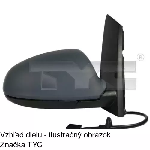 Vonkajšie zrkadlo POLCAR 5511525S