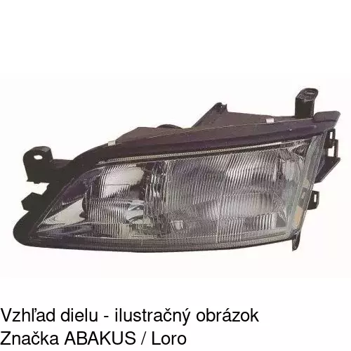 Hlavný reflektor POLCAR 5516092E - obr. 3