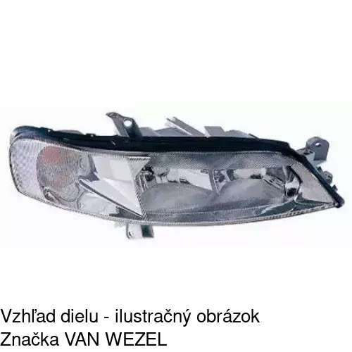 Hlavný reflektor POLCAR 5517100E - obr. 5