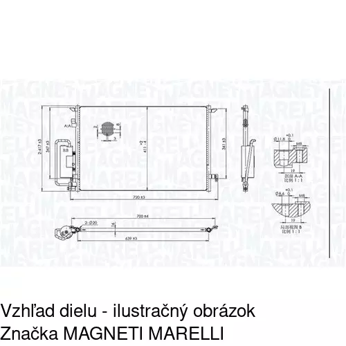 Chladiče klimatizácie POLCAR 5518K8C1 - obr. 1