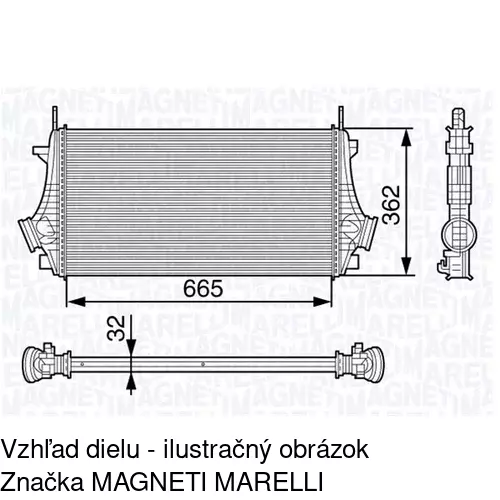 Chladiče vzduchu (Intercoolery) POLCAR 5520J8-1