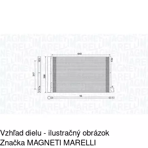 Chladiče klimatizácie POLCAR 5520K8C1 - obr. 1