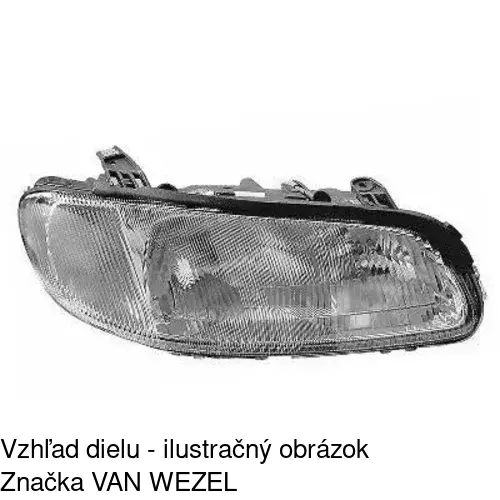 Hlavný reflektor POLCAR 5527100E - obr. 4