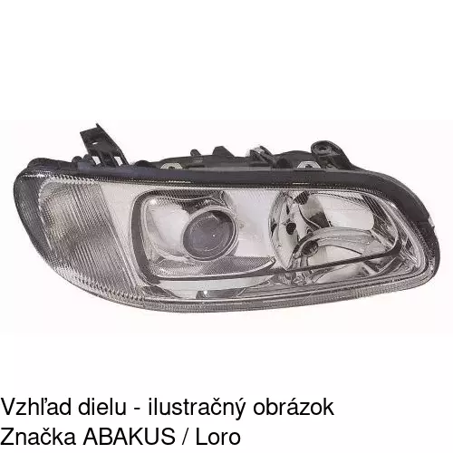 Hlavný reflektor POLCAR 5527101E - obr. 1