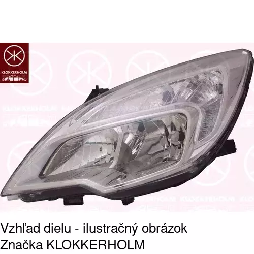 Hlavný reflektor POLCAR 554609-E - obr. 1