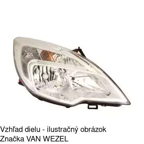 Hlavný reflektor POLCAR 5546100E - obr. 5