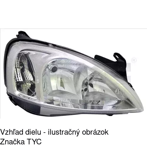 Hlavný reflektor POLCAR 555709-E