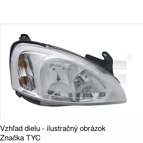 Hlavný reflektor POLCAR 5557091E