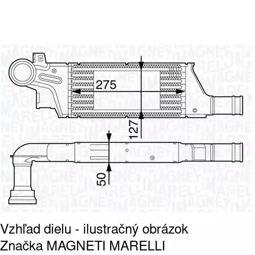 Chladiče vzduchu (Intercoolery) POLCAR 5557J8-1